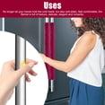 thumbnail image 4 of TSV 6pcs Refrigerator Door Handle Covers, Oven Dishwasher Fridge Handle Decors for Kitchen, Red, 4 of 9