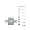 thumbnail image 4 of 1-1/3 Carat T.W. (I2 clarity, H-I color) Brilliance Fine Jewelry Emerald cut Diamond Engagement Ring in 10kt White Gold, Size 6, 4 of 5