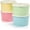 4 Small Canister Set - Heritage Multicolor, variant on PETGLE Heritage Collection 10 Piece Nested Canister Set in Vintage Colors, Dishwasher Safe and BPA Free (5 Containers, 5 Lids)