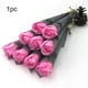 thumbnail image 3 of Ramo de flores artificiales de rosas de jabón para bodas, regalos de San Valentín, aniversarios, decoraciones para el hogar con flores de jabón artificiales, 3 of 5