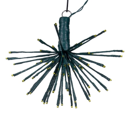 Vickerman 80Lt x 16 Green Starburst Yellow 5mm LED Lights.