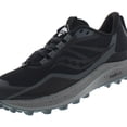 thumbnail image 2 of Saucony Peregrine 12 Womens Shoes Size 9, Color: Black/Charcoal, 2 of 4