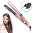 thumbnail image 1 of Plancha para cabello afroamericano, planchas planas de prensa de seda, alisador de cabello de hierro plano iónico de turmalina de cerámica Vhermosa 220046-1, 1 of 8