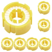 Homoyoyo Inflatable Life Vest Bobbin Yellow Plastic Watersoluble Technology for Daily Use 7Pcs