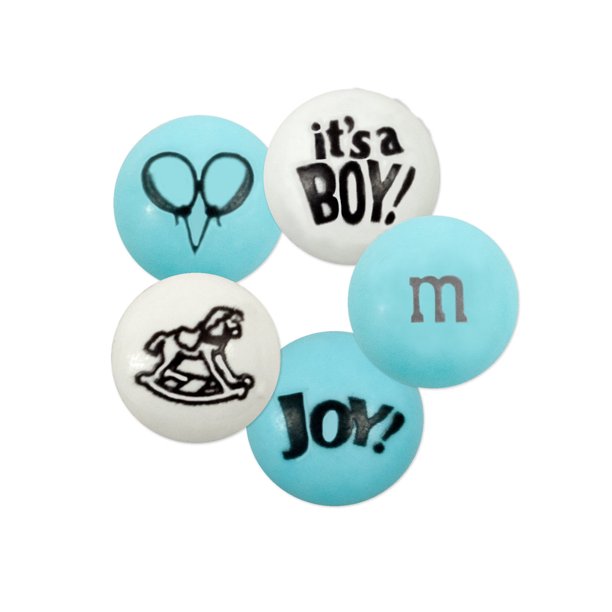 M&Ms Candies Baby Boy Blend Blue