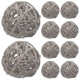 thumbnail image 3 of 15pcs Wicker Rattan Ball Creative DIY Craft Decorative Ball Hanging Simple Vine Ball for Kindergarten Hotel Bar Home (Light Grey 5cm), 3 of 5