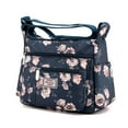 thumbnail image 3 of LQCrafK Floral Pattern Shoulder Bag for Women, Casual Multi-Pocket Crossbody Bag, 3 of 17