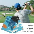 thumbnail image 5 of Yuyamidu Cute Black Cat Golf Towel for Women Portable Golf Towels for Cleaning Golf Ball Club Putter Iron for Golf Bag, Blue, 5 of 7