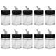 thumbnail image 1 of \ U0026AMP; 10 Piezas de Botellas de Vidrio de Aerógrafo Frascos de Botella Con Un conjunto de Tapa del adaptador de Ángulo de 30 Usando en El Aerógrafo, 1 of 7