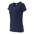 thumbnail image 2 of LAT Women's V-Neck Fine Jersey Tee, 2 of 5