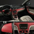 thumbnail image 3 of Accessoires Intérieurs Voiture/tablette 3D Panneau Rouge Autocollant en Vinyle Fibre de Carbone, 3 of 9