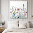 thumbnail image 4 of Spring Floral Wall Art Painting on Canvas, Country Spring Floral Botanical Canvas Art Home Prints Wall Art Framed Modern Artwork for Living Room Bedroom Wall Decor 16x16in, 4 of 9