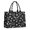 Cat Head and Dog Paw Print, variant on Multicolor Cat Head White Pattern Tote Bag, Travel Tote Purse with Interior Pockets & Top Handle, Smooth Zipper Gifts for Women Men,15.7 X 5.1 X 13 Inches