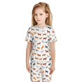 thumbnail image 5 of Balery Horses Conjunto de Pijama Infantil de Manga Corta con Estampado – Ropa de Dormir de Algodón Suave-4X-Large, 5 of 5