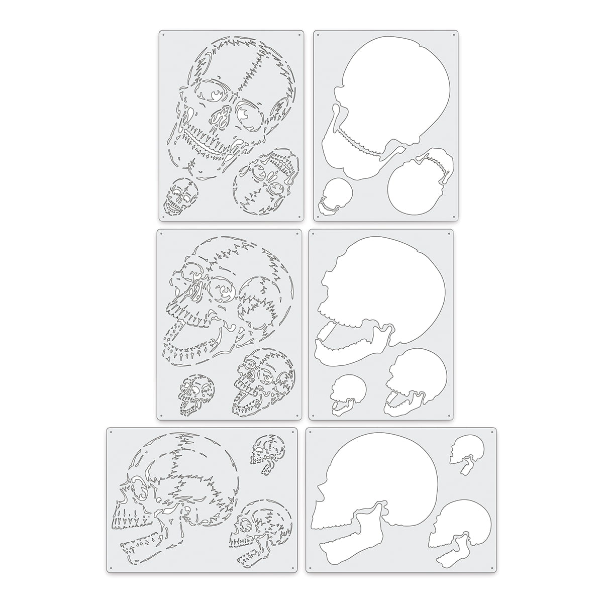 Curse Of Skullmaster Mini Set Artool Freehand Airbrush Templates 