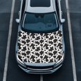 thumbnail image 2 of POLERO Easy to Install Car Hood Cover Elastic Stretch Fabric Hood Covers, Cow Print Pattern Car Hood Cover Protector Sunproof for Trucks Van SUV, 2 of 9