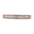 thumbnail image 2 of 1/10 ct. t.w Round Cut Lab Created Moissanite Diamond Half Eternity Stackable Band Ring For Women In 14K Solid Rose Gold (G-H Color, VVS1 Clarity, 0.10 Cttw)-7, 2 of 8