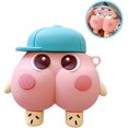thumbnail image 1 of HTOOQ 3D Cartoon Case Compatible with AirPods 1&2, Super Cute Ass Pink Design with Keychain Kawaii Cool Fun Skin Soft Silicone Shockproof Protective Case Charging Box (Ass Pink, AirPods 1&2)--, 1 of 6