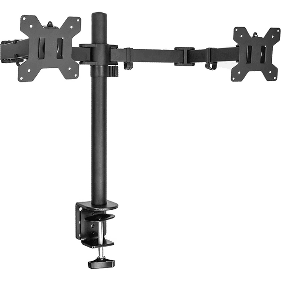 AnthroDesk Dual Monitor Stand, Oversized for 2 (Two) LED/LCD/PDP Computer Monitors Up to 32"