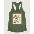 thumbnail image 3 of Small Garden Display Ii Racerback Tank Women -Sydenham Edwards Designs, Female x-Small, 3 of 4