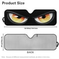 thumbnail image 5 of Uorisanigo Windshield Sun Shade Foldable Funny Big Eye Print Front Window Shade for 2007-2024 Wrangler Rubicon Sahara TJ JK JKU 2 & 4 Door Protect Your Car from Sun Heat & Glare UV Ray, 5 of 7