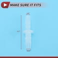 thumbnail image 4 of Unique Bargains Plastic Hose Barb Fitting 1/8" to 5/32" Hose ID Connectors Aquarium Plastic Clear 5 Pcs, 4 of 7