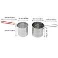 thumbnail image 5 of 304 Stainless Steel Fry Pot With Basket  Handle, Perfect For Shrimp, Tempura  More!, 5 of 6