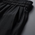 thumbnail image 6 of PNTUTB Men's Cuffed Pants Elastic Waist Drawstring Athletic Pant Soild Color Loose Casual Comfort Daily Workout Trendy Fashion Pants with Pockets, 6 of 6