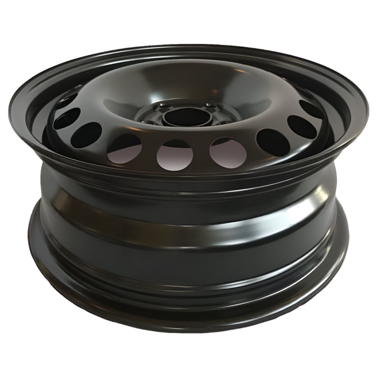 16 Inch Black Steel Wheel Rim For 1995-2005 Volkswagen Jetta - Direct Fit 6 thumbnail image