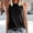 Black, variant on Ladies Solid Color Vest Sleeveless Summer T Shirt Round Neck Top Crop Top Set Women Cleavage Cover Back Showing Tops Sheer Top Lace Top Women 2x Women Top Beaver Top Women Undershirt Top Women Tops