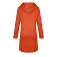 thumbnail image 5 of Over Sized Hoodie Women, Yigetop Women's Long Zip Up Oversized Hoodie Casual Loose Long Sleeve Sweatshirt Open Front Cardigan Jacket with Pockets Hoodie Dress for Women with Pockets orange XL, 5 of 9