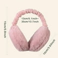 thumbnail image 3 of Adjustable Faux Plush Ear Warmer for Women and Girls Winter Windproof Earmuffs, 3 of 3