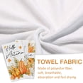 thumbnail image 3 of Fall in Love Pumpkin Cross Religious Kitchen Dish Towels Set of 2, Hello Autumn Maple Leaves Gourd Hand Towels Drying Baking Cooking Cloth, Farmhouse Thanksgiving Home Kitchen Decor 18x26 Inch, 3 of 6