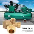thumbnail image 4 of LHCER 3 Port Brass Air Male Threaded Check Valve Tube Connector Tool, Check Valve,Valve, 4 of 8