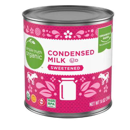 Simple Truth Organic Sweetened Condensed Milk, 14 oz , 2 Pack