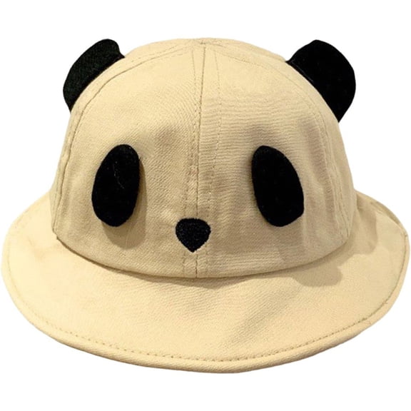 Vjnyvs Fisherman Hat Cartoon Panda Fisherman Hat Bucket Hat Summer Beach Hat Cute Sun Hat Outdoor Leisure Sun Protection Sunbonnet
