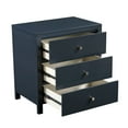 thumbnail image 5 of Cterwk 3 Drawer Nightstand Beside Table for Living Room, Bedroom, Blue, 5 of 9