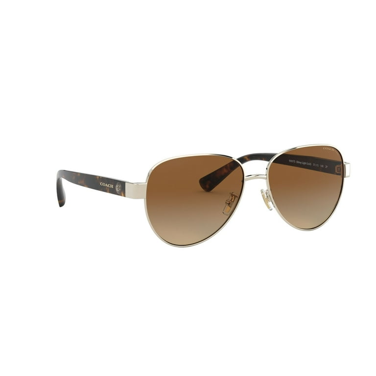 Sunglasses Coach HC 7111 9001T3 L1128 Silver Dark Grey Gradien