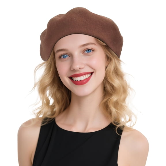 Minzimin Beret Hats for Women Holiday Wool French Style Hat Beret