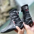 thumbnail image 4 of Botines de Buceo de Neopreno Premium, Botas de Traje de Neopreno Deportes Acuáticos Calzado a Prueba de Frío Unisex para Buceo, Rafting, Wakeboard, Pe camuflaje 44 26.5-27 Baoblaze botas de buceo, 4 of 7