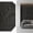 Black, variant on MQHOOB 3D imitation stone wall board, 4 PCS PU wall board for interior wall decoration, 47.2“ x 23.6”Cement texture wall panel.For household and office