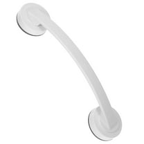 Pretyzoom Tub Grab Bars for Seniors Safety Support ABS Wall Mounted White 1Set