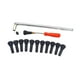 thumbnail image 2 of Kit de 14 herramientas de cambio rápido de neumáticos, extractor e instalador de válvulas, juego de reparación para motocicletas, coches y camiones., 2 of 8
