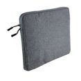 thumbnail image 2 of EeaseCA 1PC 13 Inch Waterproof Laptop Storage Bag Shockproof Notebook Computer Pouch Simple Handbag for Outdoor Travel Home (Grey), 2 of 7