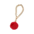 thumbnail image 5 of Unique Bargains 1 Pc Furry Ball Cup Chain Water Cup Pendant Red Alloy Imitation Rabbit Fur, 5 of 5