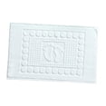 thumbnail image 3 of Alfombra de baño, alfombra de baño, portátil, lavable, suave, ligera, elegante, toalla para el suelo, alfombra para cocina, Hotel, granja, dormitorio Patrón de pies, 3 of 8