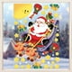 thumbnail image 4 of Calcomanía navideña para ventana, pegatina de copos de nieve de Papá Noel, calcomanías de pared de invierno para habitaciones de niños, decoración de ventana de Navidad de Año Nuevo, 2023, 4 of 4
