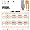 thumbnail image 2 of SNKSDGM Women's Plus Sweatpants Women Wide Leg Tall Women's Pants Casual Women Wide Leg Casual Pants with Pockets Lightweight High Waisted Drawstring Trousers, 2 of 4