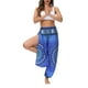 thumbnail image 4 of Txlixc Pantalones de entrenamiento para mujer, estampado digital bohemio, pantalones de yoga sueltos con lado dividido Txlixc Estilo de ocio, 4 of 9