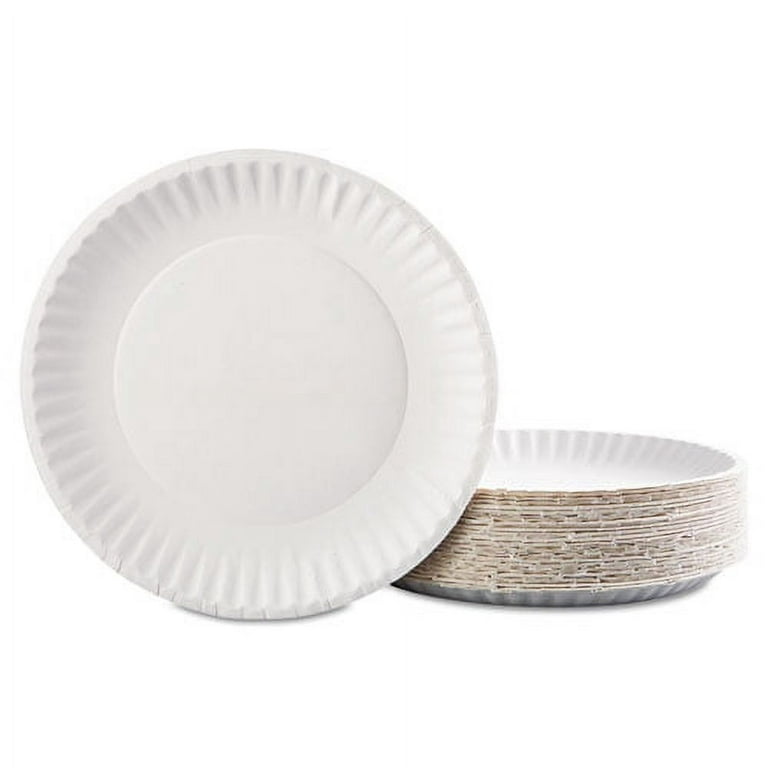 Hygloss® White Paper Plates, 9-Inch, 100 Per Pack, 6 Packs